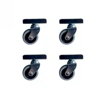 Furç Uzun-Sunta Bilyalı Teker - 20x50 - Gri - 18MM HKS184 - 4 Adet