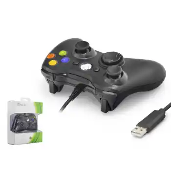 Gamepad Pc Xbox 360 Uyumlu Kablolu - Siyah ND506B