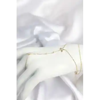 Gold Renk Yıldız Model Pirinç Kadın Şahmeran