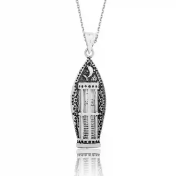 Gümüş Balık Cevşen Dualı Kolye