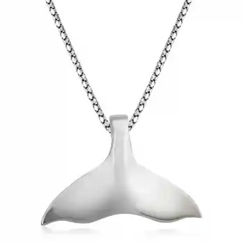 Gümüş Balık Kuyruğu Kolye