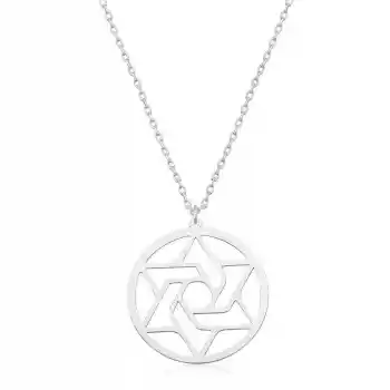 Gümüş Çember Bayan Kolye