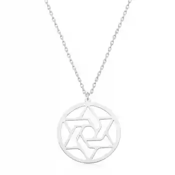 Gümüş Çember Bayan Kolye