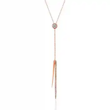 Gümüş Çubuk Bayan Kolye