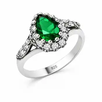 Gümüş Damla Hürrem Sultan Bayan Yüzük