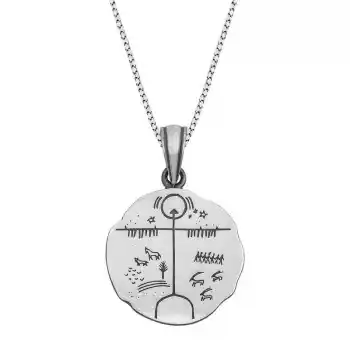 Gümüş Gök Tengri Kolye