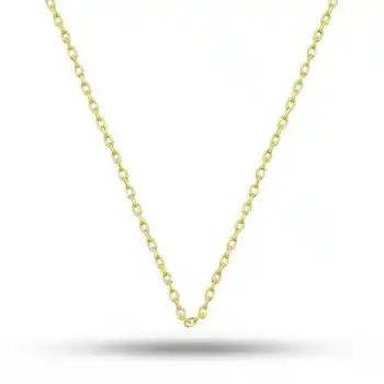 Gümüş Gold 0.30 Mikron 50 Cm Forse Kadın Zincir