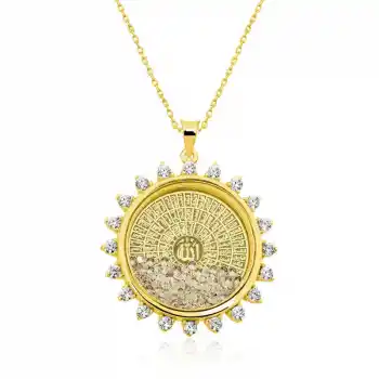 Gümüş Gold Esmaül Hüsna Bayan Kolye