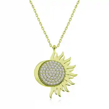 ​Gümüş Gold Mihrimah Sultan Bayan Kolye