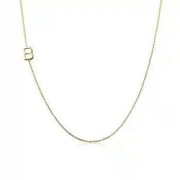 Gümüş Harfli Bayan Kolye