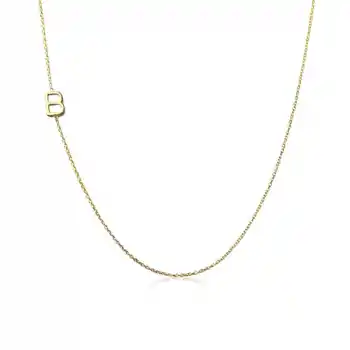 Gümüş Harfli Bayan Kolye