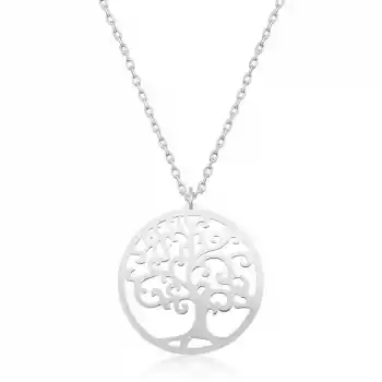 Gümüş Hayat Ağacı Bayan Kolye