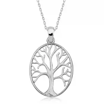 Gümüş Hayat Ağacı Kadın Kolye
