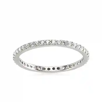 Gümüş İnce Tamtur Bayan Alyans Yüzük