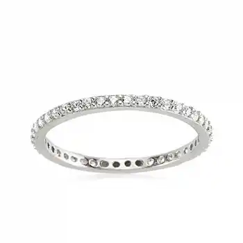 Gümüş İnce Tamtur Bayan Alyans Yüzük