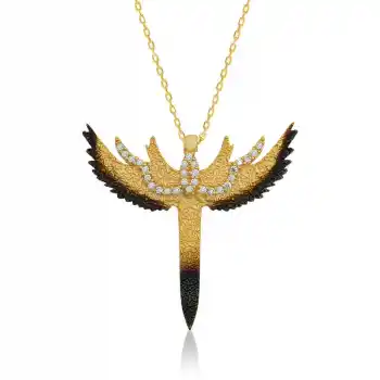 Gümüş Kılıç Bayan Kolye