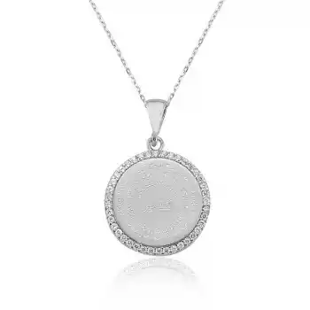 Gümüş Kıtmir Duası Bayan Kolye