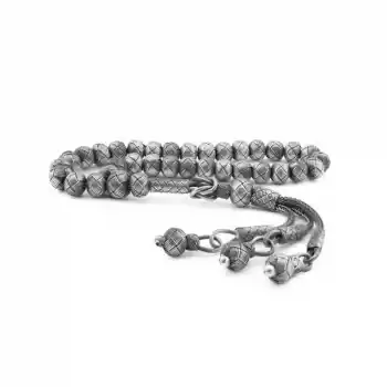 Gümüş Oksitli Trabzon Kazaziye Tesbih