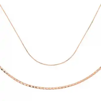 Gümüş Omega Choker Zincir