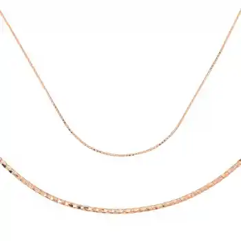 Gümüş Omega Choker Zincir