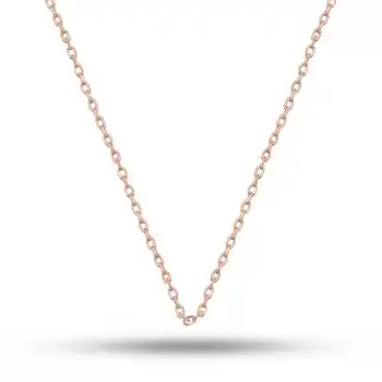 Gümüş Rose 0.30 Mikron 45 Cm Forse Kadın Zincir