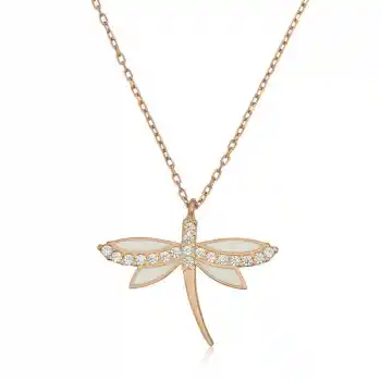 Gümüş Rose Yusufçuk Bayan Kolye