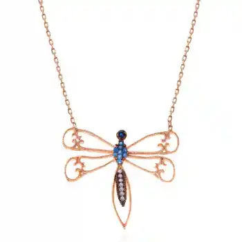 Gümüş Rose Yusufçuk Kadın Kolye