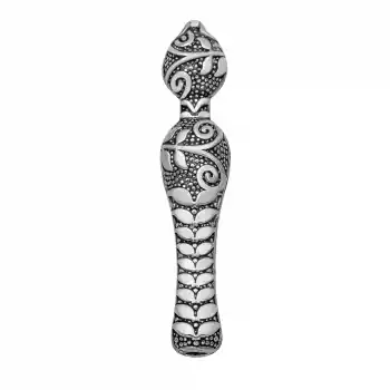 Gümüş Sarmaşık Desenli Tesbih İmamesi