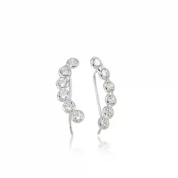 Gümüş Su Yolu Küpe