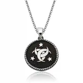 Gümüş Teşkilat-ı Mahsusa Erkek Kolye