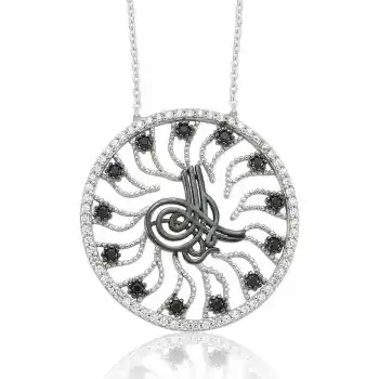 Gümüş Tuğra Bayan Kolye