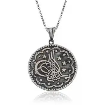 Gümüş Tuğra Kolye