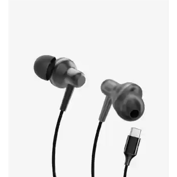 H676 Premium Metal Süper Bas Silikonlu Kulak İçi Type-C Kablolu Kulaklık