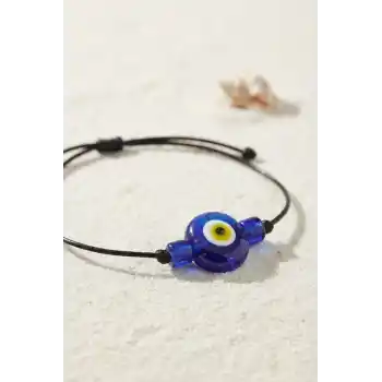 Handmade Bohem Tarz Mavi Göz Nazar Kolye