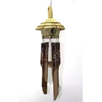 Hasır Kuş Yuvalı Bambu Çan 3Dıarta-13