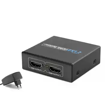 Hdmi Splitter 1080P 3D 1 In 2 Out - Siyah HDX1284