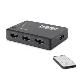 Hdmi Switch Kumandalı 5 In 1 Out - Siyah HDX1272