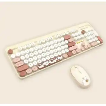 Hello Bear Sütlü Çay Klavye Mouse Set