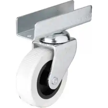 Hts 323 - 50x20 mm Gri Uzun U Tablalı Teker 4 Adet