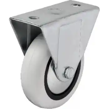 Hts 355 - 75x25 mm PVC Makaralı Sabit Teker 4 Adet