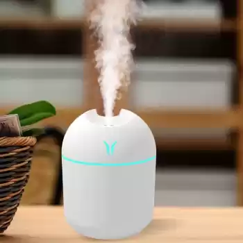 Işıklı Kuru Havayı Azaltan ve Aromaterapi Deneyimi Sunan Hava ve Oda Nemlendirici (5069)