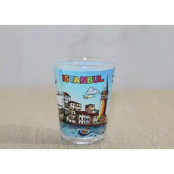 İstanbul Temalı Cam Shot Bardak Alk4358