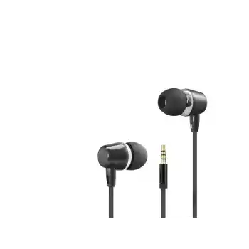 Kablolu Kulak İçi Mikrofonlu Kulaklık 3.5 Mm Pc Telefon Uyumlu Siyah DHE7000BK