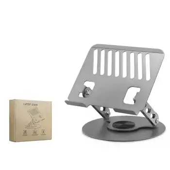 Karbon Çelik 360 Derece Dönebilen Ergonomik Laptop Standi - Gri HDX8018