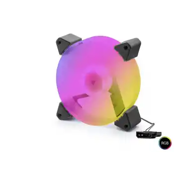 Kasa Fanı 5. Nesil Rgb 12 Cm - Siyah ND2664