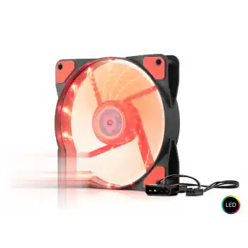 Kasa Fanı Led 12 Cm - Siyah HDX1520