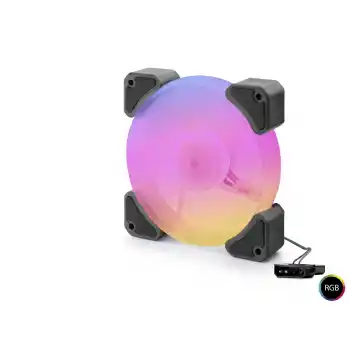 Kasa Fanı Rgb 12 Cm - Siyah ND2660