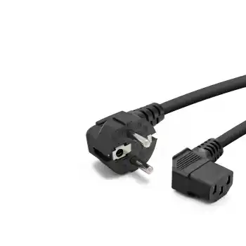 Kasa Güç Kablosu C13 3 Pin 1 Mm 500W L Tip 1.8 M HDX5555