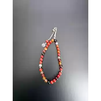 Kırmızı akik tesbih 8 mm