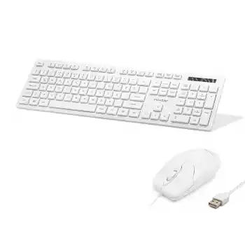 Klavye Ve Mouse Seti - Beyaz KM8520